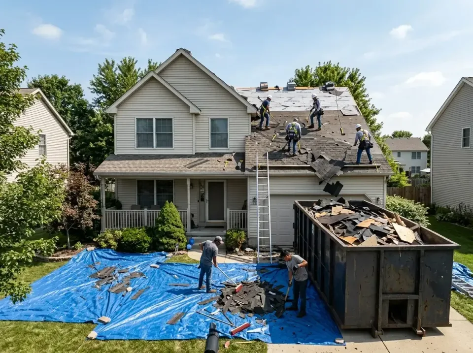 roof-replacement-debris-remova-004 — frequently asked questions, Cheapest Dumpster Rentals in Yosemite Lakes, CA